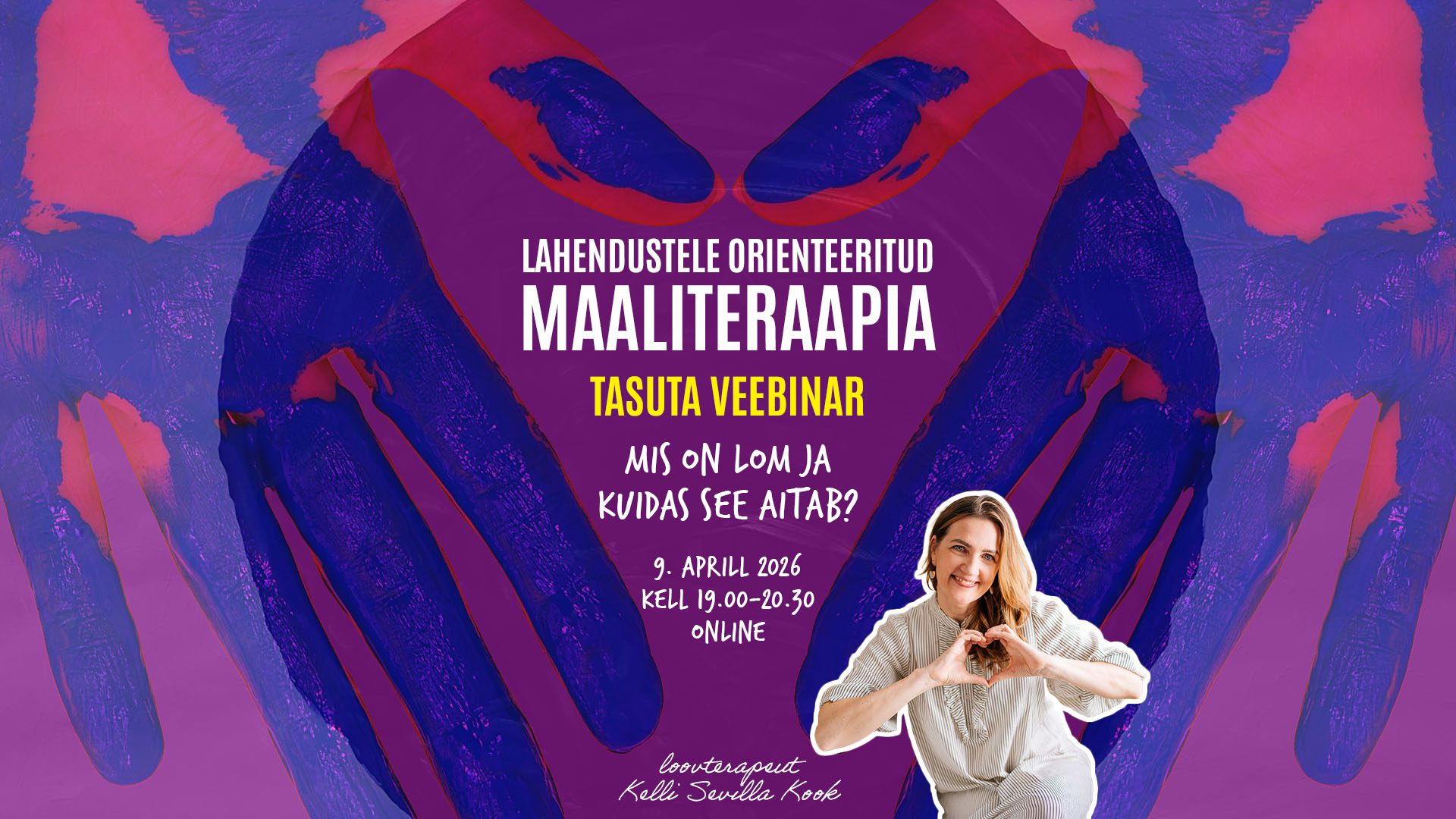 LOM maaliteraapiat tutvustav veebinar